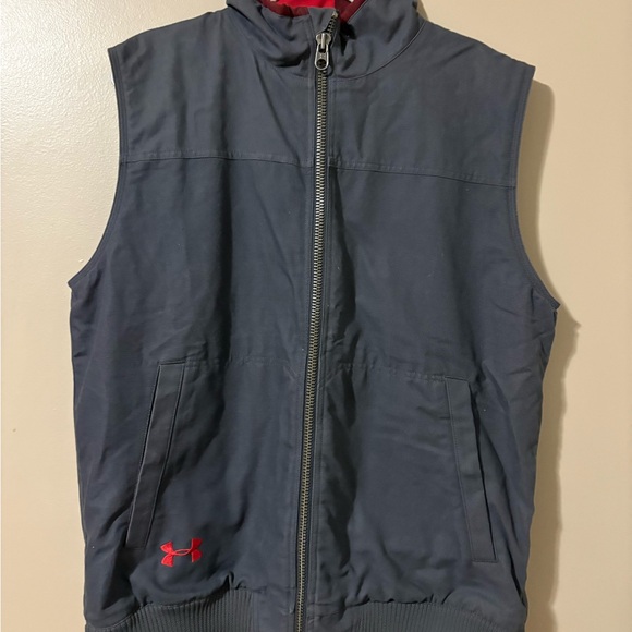 Under Armour Gray and Red Vest - Picture 1 of 3